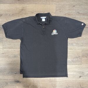 Vintage Champion NBC Sports small logo polo shirt - SIZE L